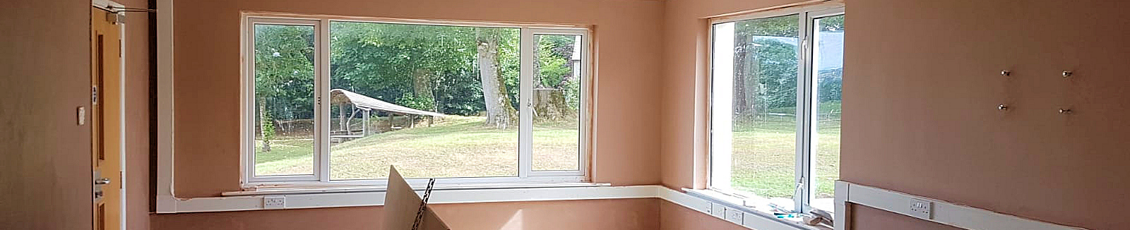 School classroom refurbishment including plastering North Devon