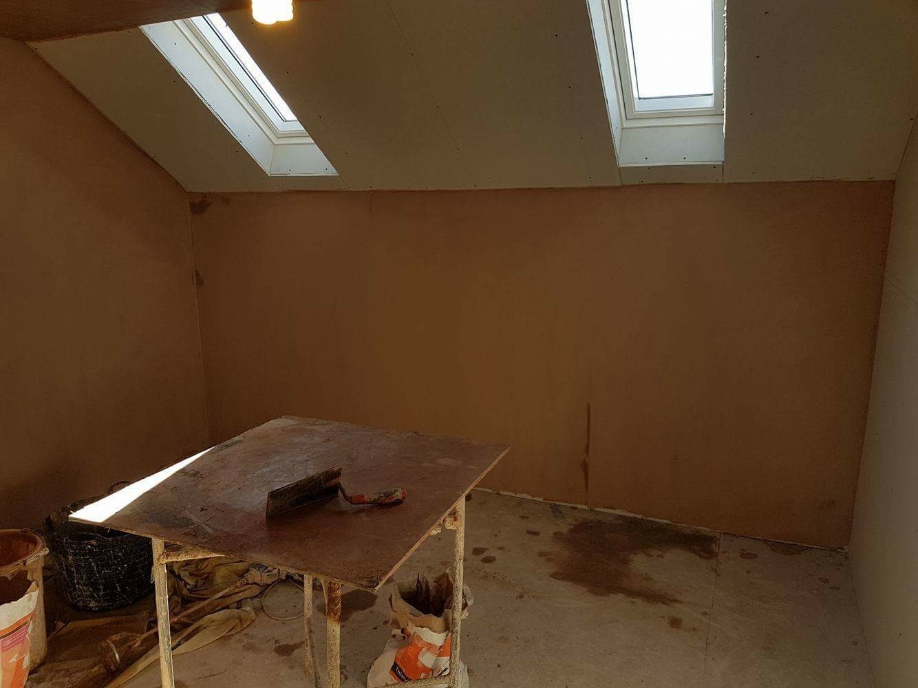 All walls and ceilings were skimmed with a two coat system. in North Devon 