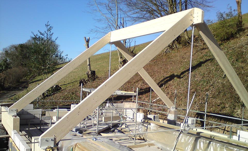 A new build by North Devon construction contractor