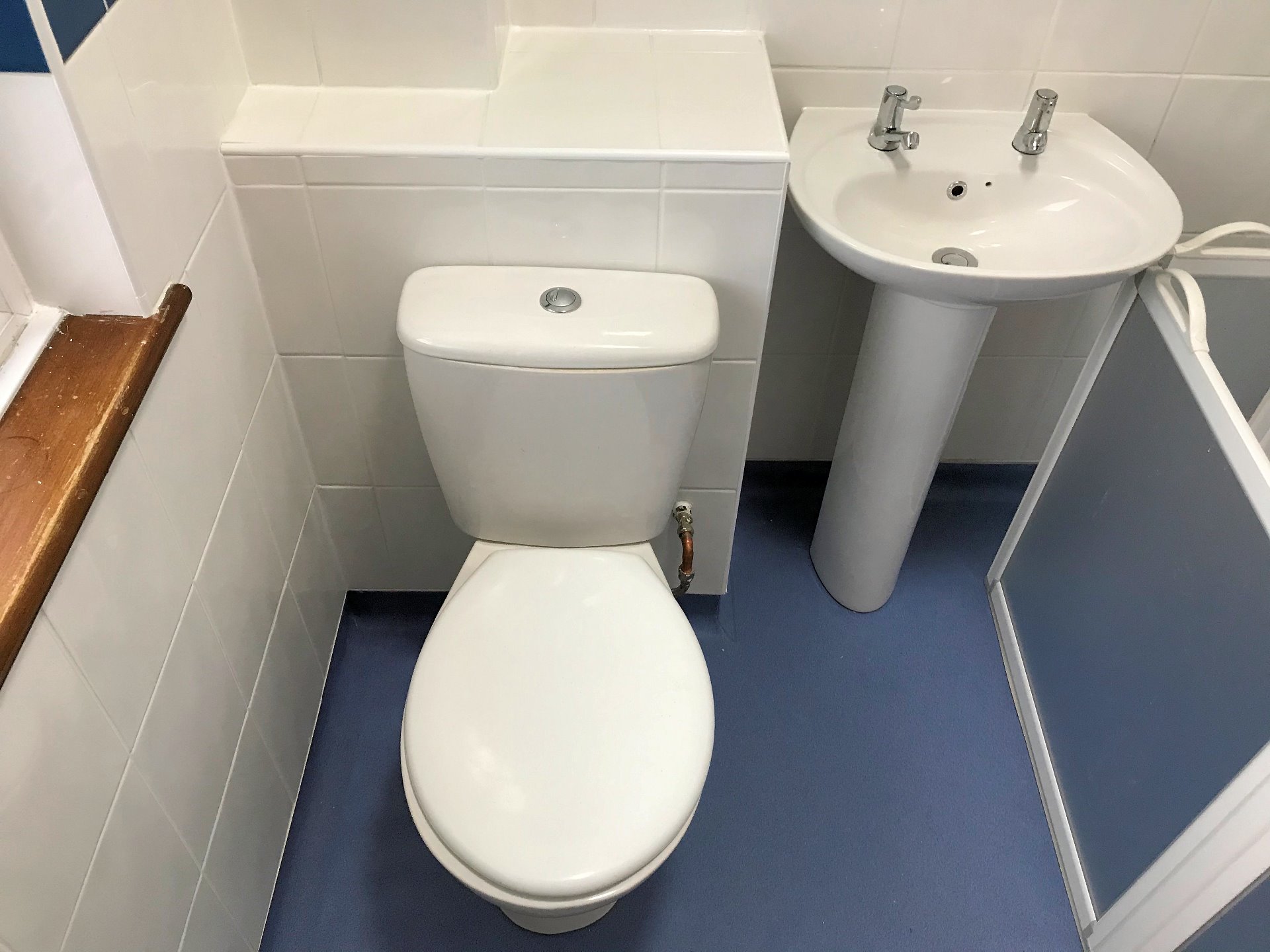 Low level suite with close coupled toilet allowing extra space, Barnstaple North Devon